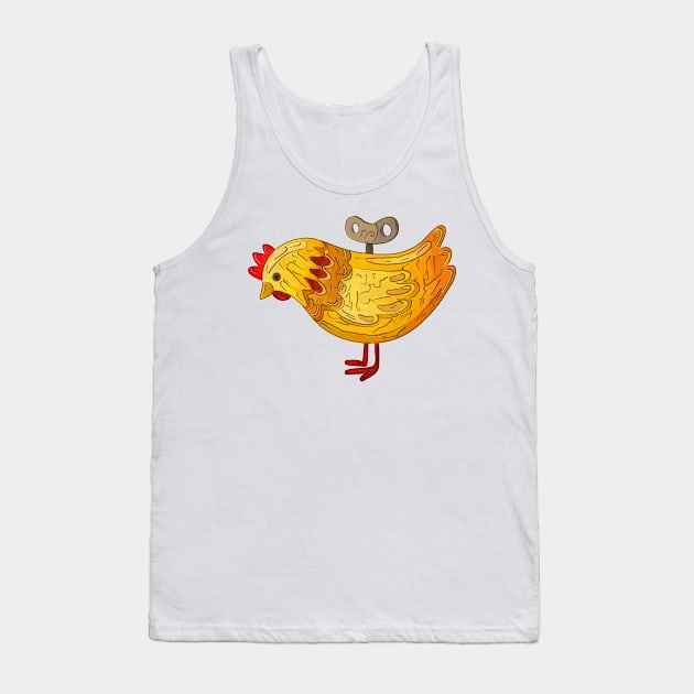 Wind Up Alarm Clock Tank Top by cannibaljp